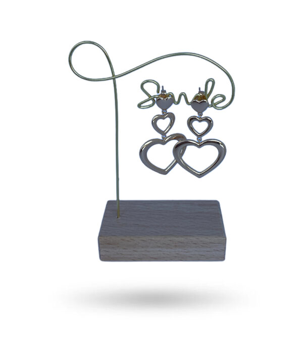 Brincos Double Heart - Image 2
