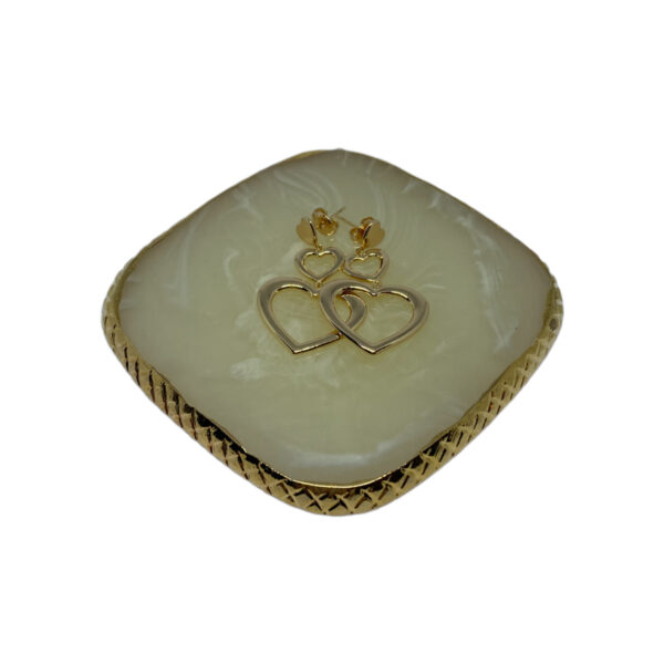 Brincos Double Heart - Image 3