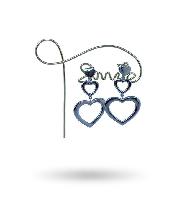 Brincos Double Heart - Image 4
