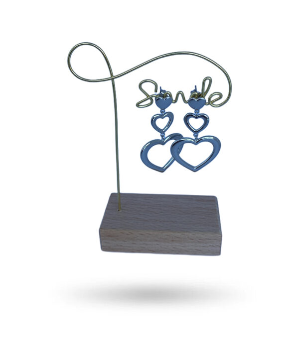 Brincos Double Heart - Image 5